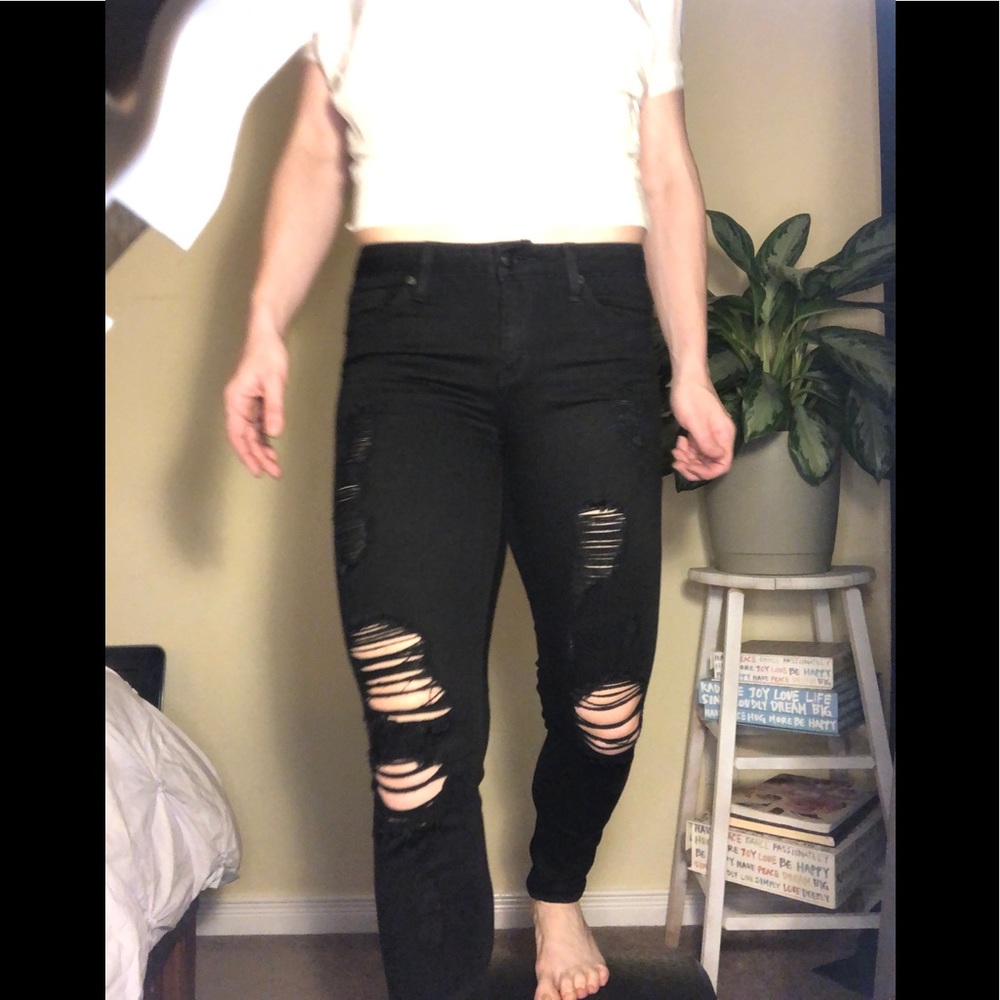 Back distressed Jeans